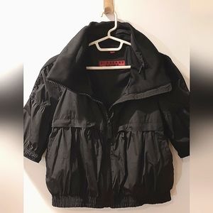 BURBERRY Sport | Black Cropped, Windbreaker Sport Jacket
